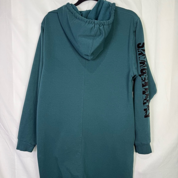 Savage X Fenty Forever Showgirl Hooded Graphic Sweatshirt Onsie - Picture 3 of 11